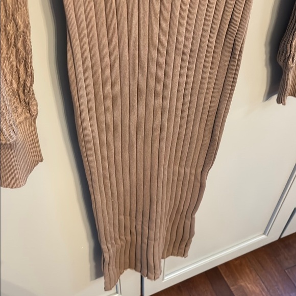 NWT Current Air Brown Knit Dress Set - Picture 4 of 6